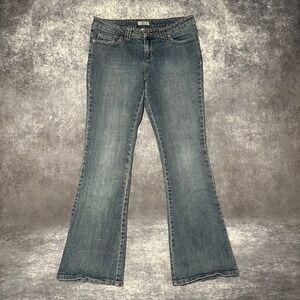 Y2K Mid‎ Rise Bootcut Flare Jeans Womens 11 So Wear It Declare It Blue